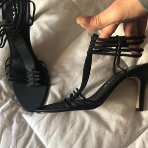 New York Transit Black Stiletto Heels